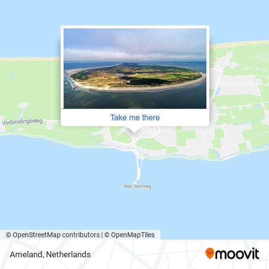 Ameland Karte