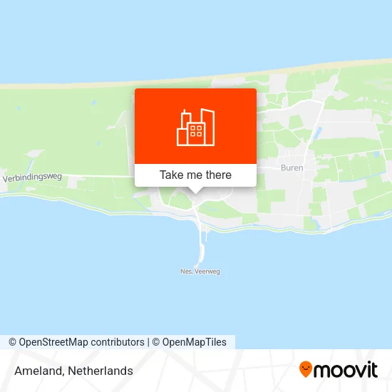 Ameland map