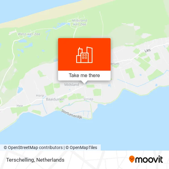 Terschelling map
