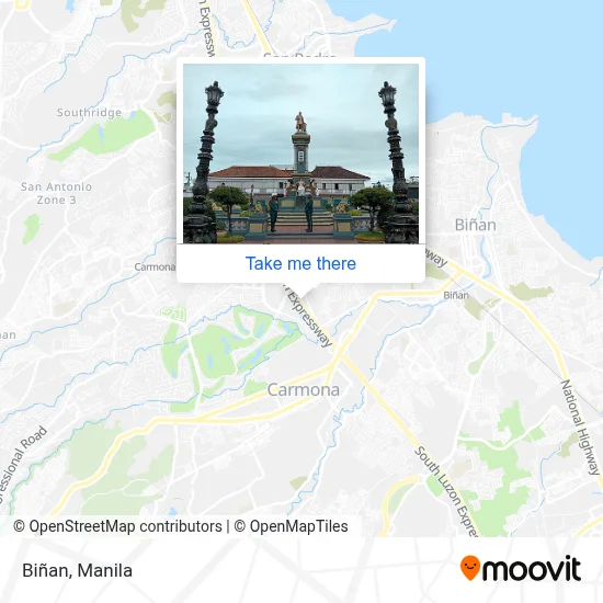 Biñan map
