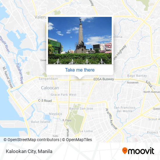 Kalookan City map