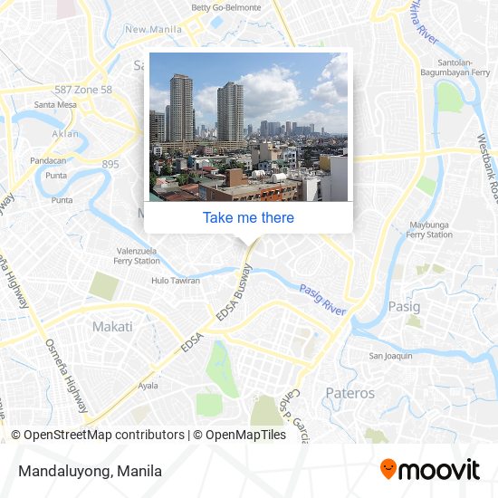 Mandaluyong map