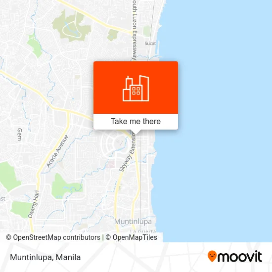Muntinlupa map