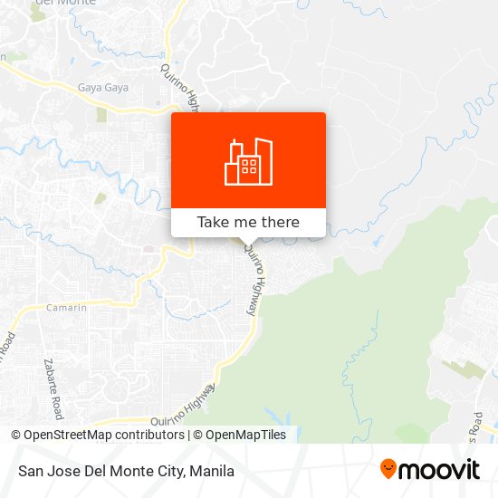 San Jose Del Monte City map