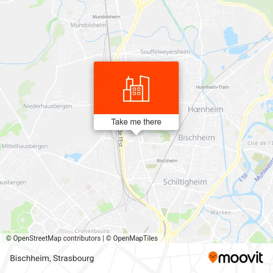 Bischheim map