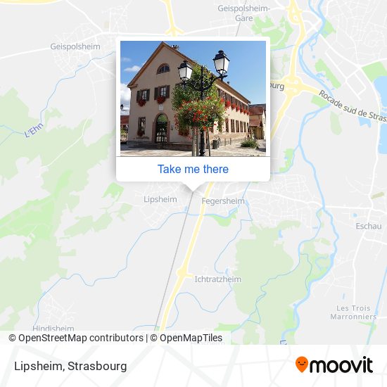 Lipsheim map