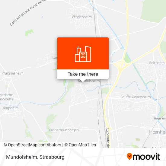 Mundolsheim map