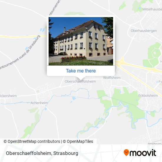 Mapa Oberschaeffolsheim