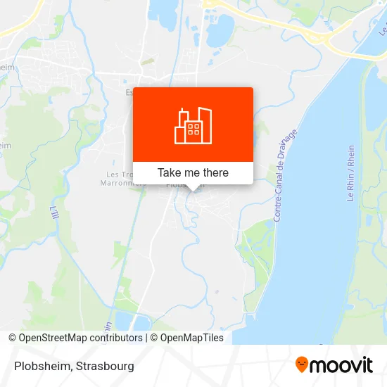 Plobsheim map