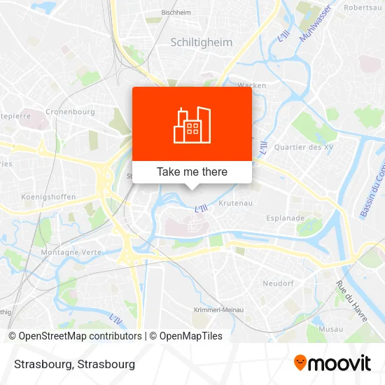 Strasbourg map