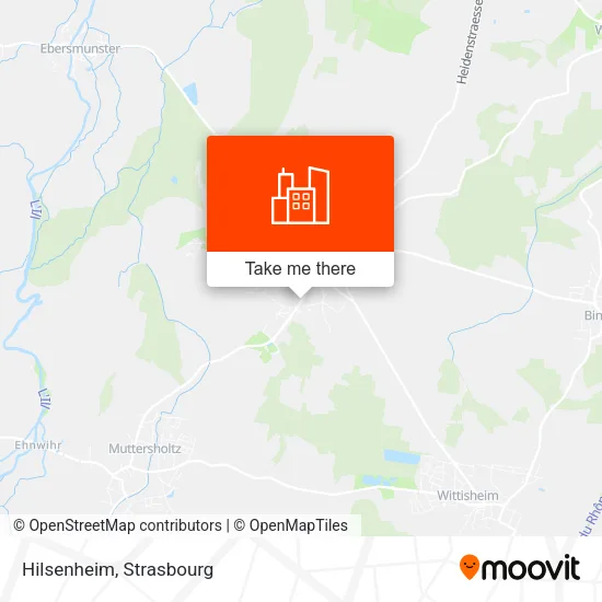 Hilsenheim map