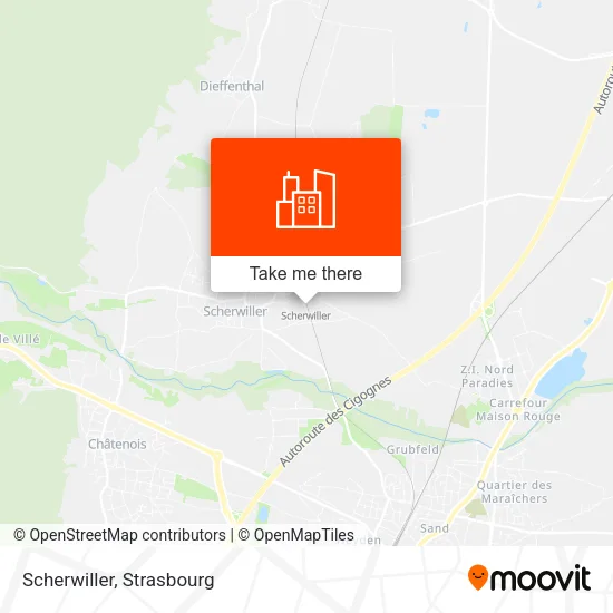Scherwiller map
