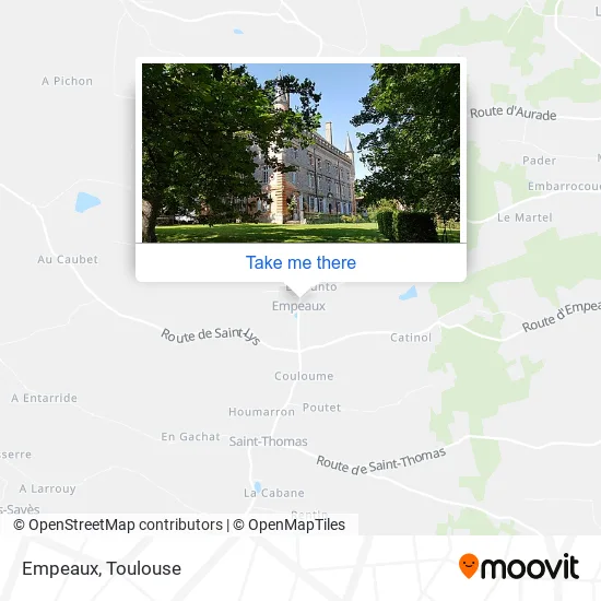 Empeaux map