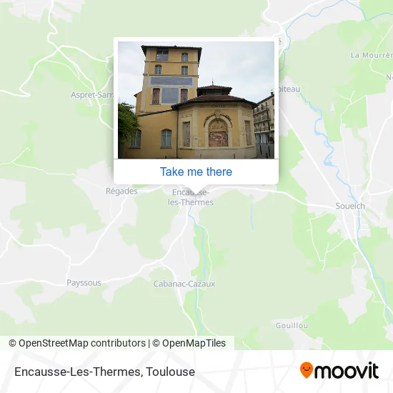 Encausse-Les-Thermes map