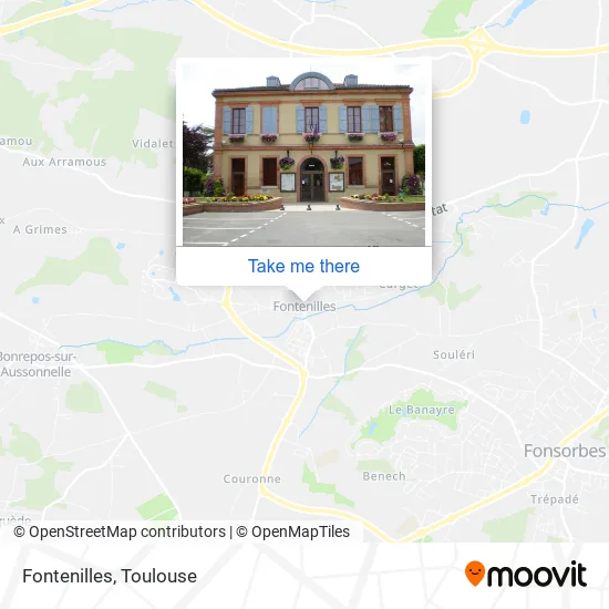 Fontenilles map