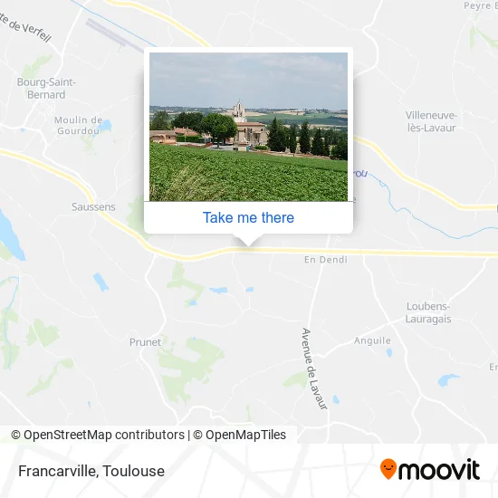 Francarville map