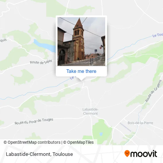 Labastide-Clermont map