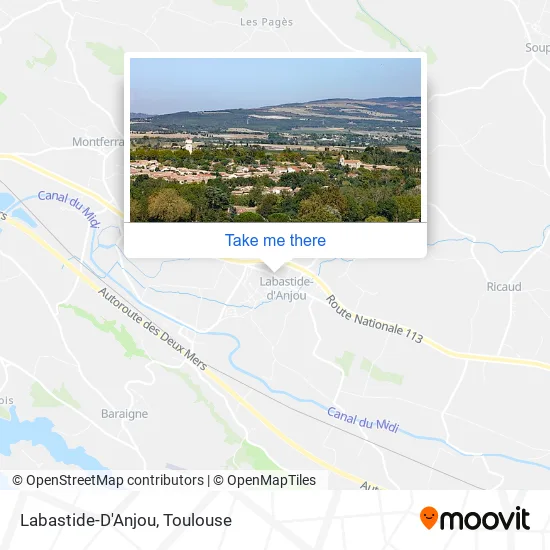 Labastide-D'Anjou map