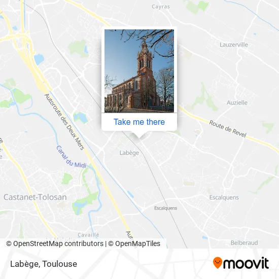 Labège map