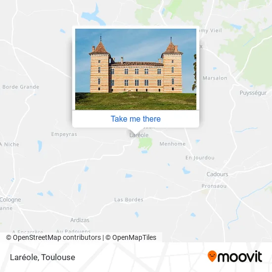 Laréole map