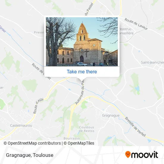 Gragnague map