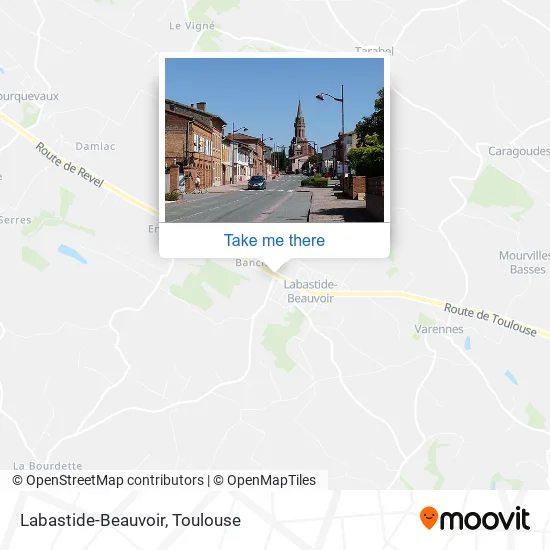 Labastide-Beauvoir map