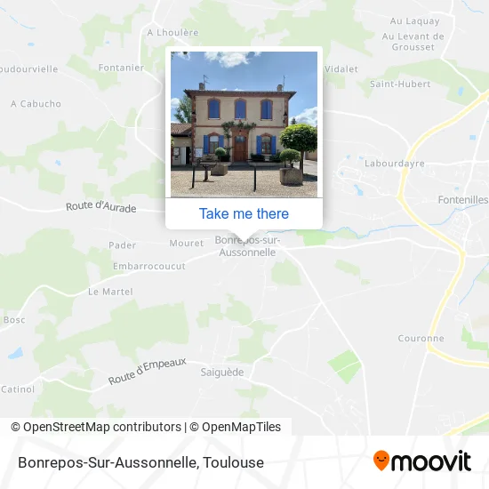 Bonrepos-Sur-Aussonnelle map