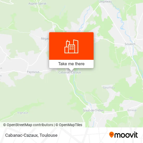 Cabanac-Cazaux map