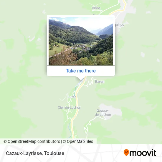 Cazaux-Layrisse map