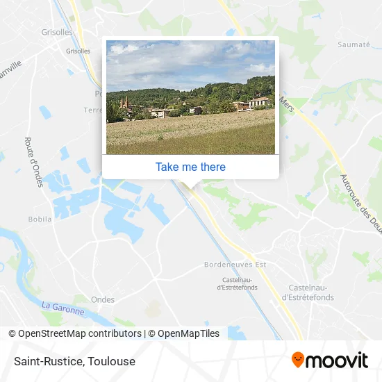 Saint-Rustice map