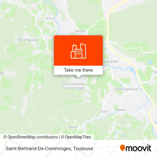 Saint-Bertrand-De-Comminges map