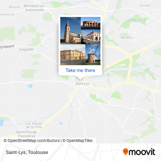 Saint-Lys map