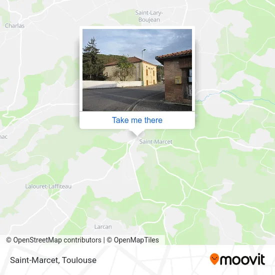Saint-Marcet map