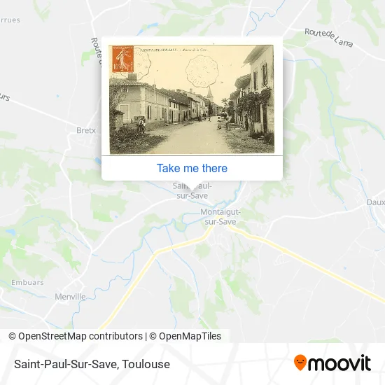 Saint-Paul-Sur-Save map