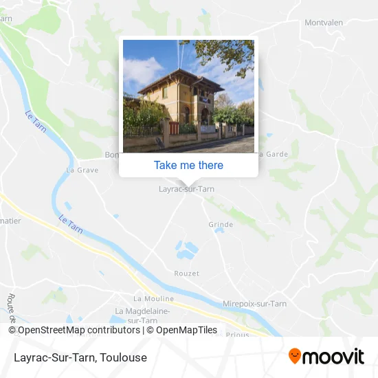Layrac-Sur-Tarn map