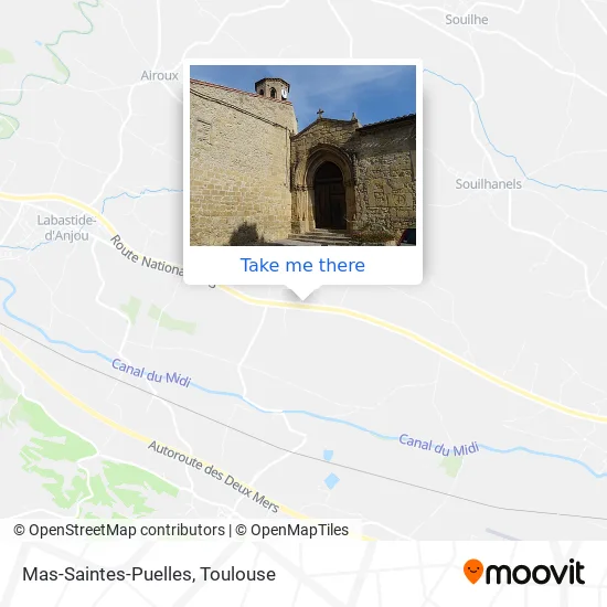 Mas-Saintes-Puelles map
