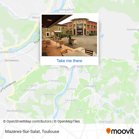 Mazères-Sur-Salat map