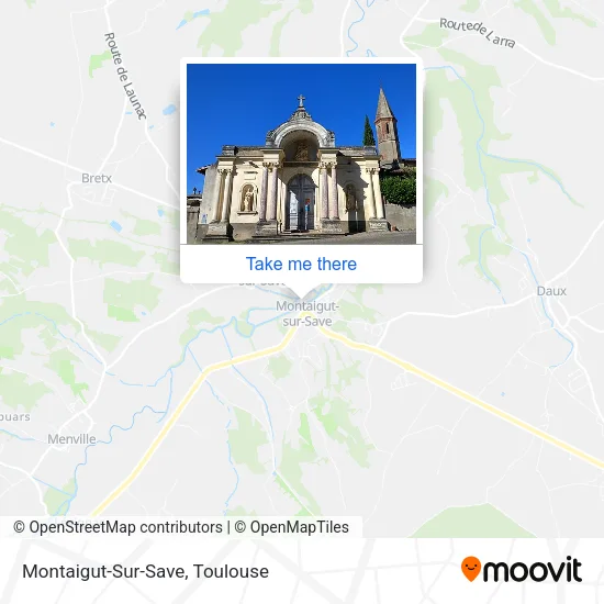 Montaigut-Sur-Save map