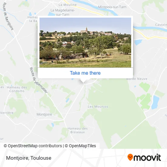 Montjoire map