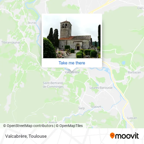 Valcabrère map