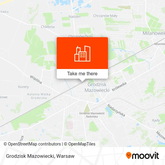 Карта Grodzisk Mazowiecki