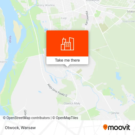 Карта Otwock