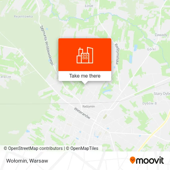 Карта Wołomin