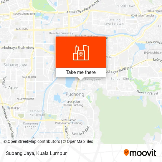 Subang Jaya map