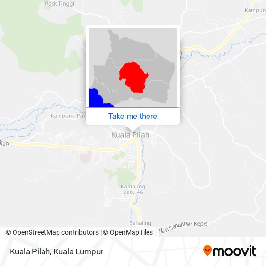 Peta Kuala Pilah