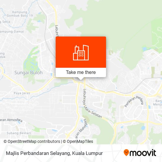 Majlis Perbandaran Selayang map