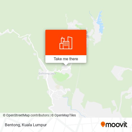 Bentong map