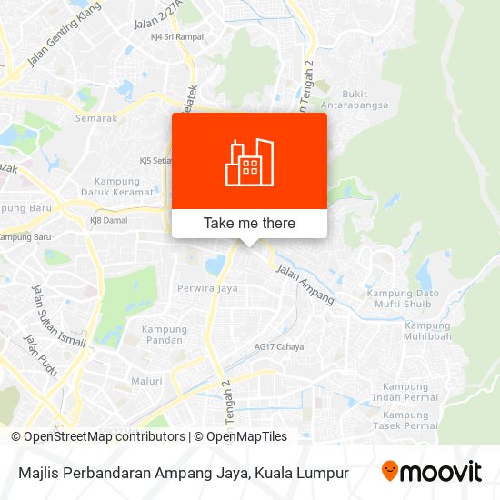 Peta Majlis Perbandaran Ampang Jaya