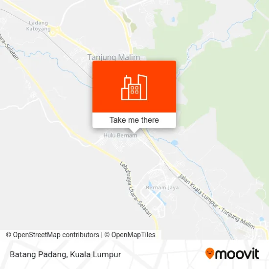 Batang Padang map