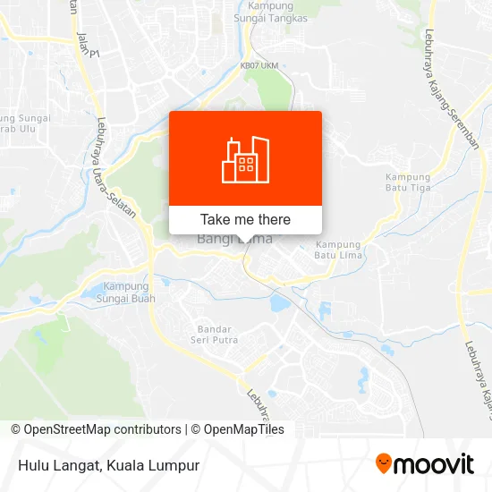 Hulu Langat map